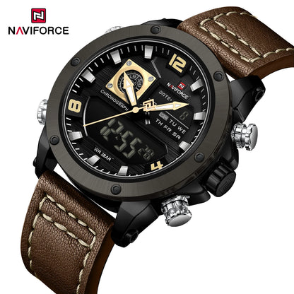 NAVIFORCE NF9236 Dual Display Military Chronograph Watch