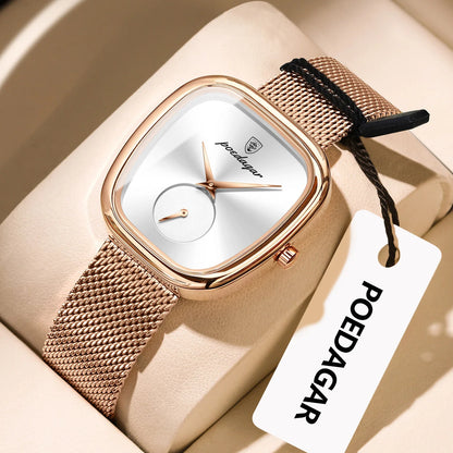 ChronoState Luna Mesh Elegant Quartz Watch for Women