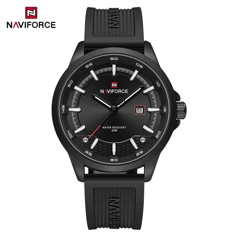 NAVIFORCE NF9248T Business Casual Silicone Strap Watch