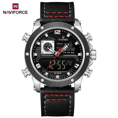 NAVIFORCE NF9236 Dual Display Military Chronograph Watch