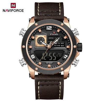 NAVIFORCE NF9236 Dual Display Military Chronograph Watch
