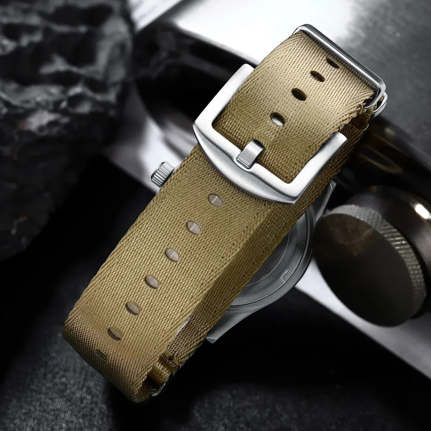 Montre Homme MILITREK 2026 Nouvelle Montre Militaire Rétro Quartz VH31 37mm Saphir Acier Inoxydable Étanche 100m Lumineux C3 Reloj Hombre