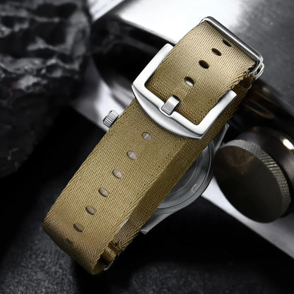 Montre Homme MILITREK 2026 Nouvelle Montre Militaire Rétro Quartz VH31 37mm Saphir Acier Inoxydable Étanche 100m Lumineux C3 Reloj Hombre