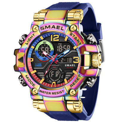 Montre de marque SMAEL 8110 étanche, Dropshipping, avec alarme et veilleuse, pour jeunes, style mode et affaires, mouvement à quartz, sport