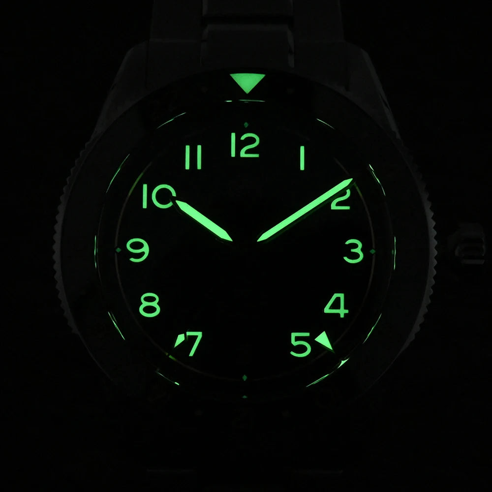 San Martin SN0140W NH34 GMT Automatic Sapphire Watch