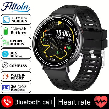 Nouvelle smartwatch GPS chaude AMOLED 1,43, Boussole, étanche IP68, appel Bluetooth, montre multisports, cadeau pour hommes et femmes pour Android