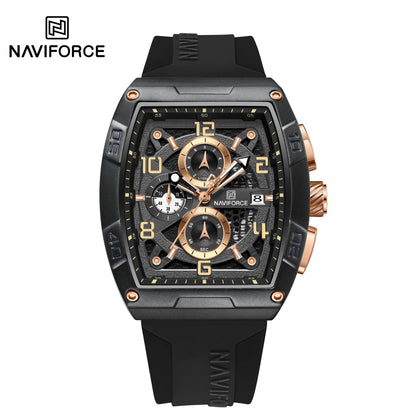 NAVIFORCE NF8052 Multi-Function Calendar Large Dial Watch