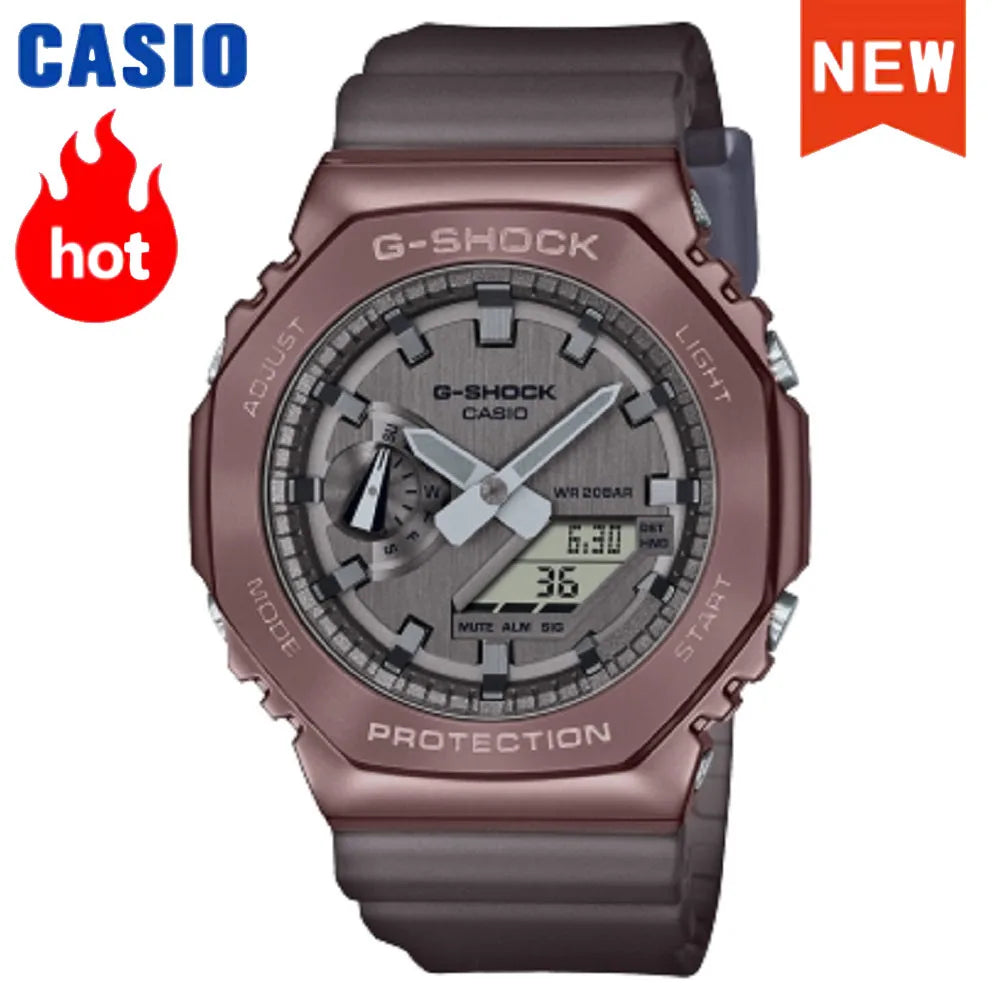 2026 Nouvelle série Casio GM-2100 tendance couleur dopamine montre de sport G-SHOCK montre de couple multifonctionnelle article de mode de luxe