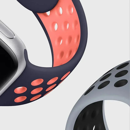 Sport Strap For Apple Watch Band Ultra 49mm 44mm 45mm 38/40mm/41mm Silicone Pride Bracelet correa iWatch Series 8 7 6 4 5 3 9 SE