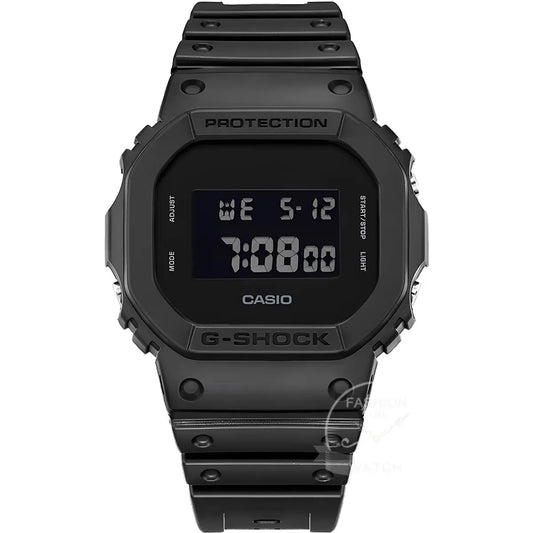 Casio G-Shock DW-5600UBB-1 digital watch with rugged square case