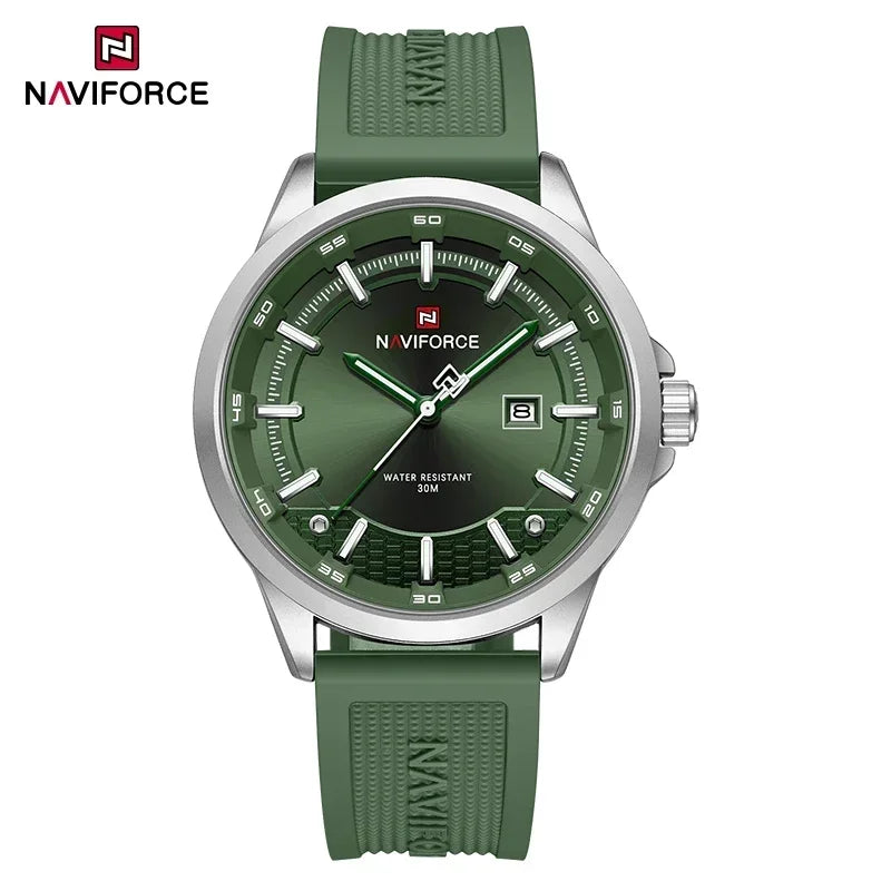NAVIFORCE NF9248T Business Casual Silicone Strap Watch