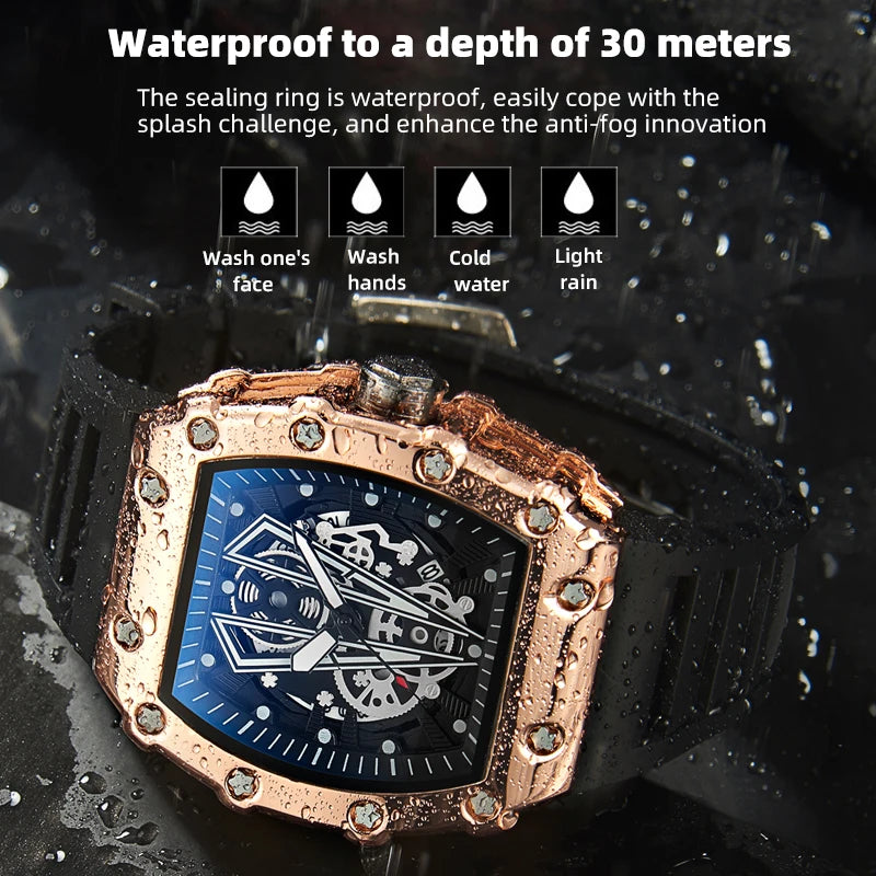 Nouvelle montre pour homme, montre de sport à quartz de luxe pour hommes, étanche, lumineuse, cadeau d'anniversaire pour hommes, reloj hombre
