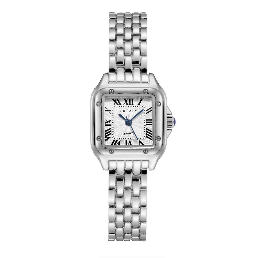 Luxury  Women Watches Fashion Square Quartz Wristwatch Simple Ladies Clock Reloj Mujer