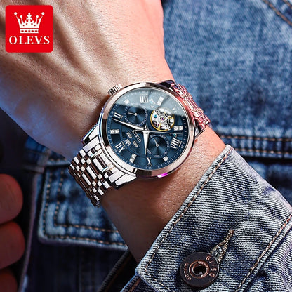 ChronoState 6701 – Automatic Flywheel Business Watch | Full Calendar Luminous 100M Waterproof