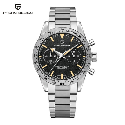 2026 Nouvelle montre homme rétro PAGANI DESIGN Montre à quartz phase de lune pour homme Chronographe sport de vitesse saphir AR VK64 Horloge Reloj Hombre