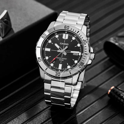 Casio montre-bracelet homme de luxe quartz étanche 50m lumineuse sport militaire relogio masculino