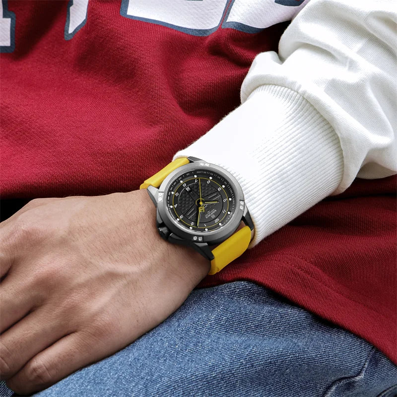 Montre NAVIFORCE pour Homme, Classique, Tendance, Date, Lumineuse, Étanche, Sport, Bracelet en Silicone, Montre-bracelet à Quartz Relogio Masculino 2025
