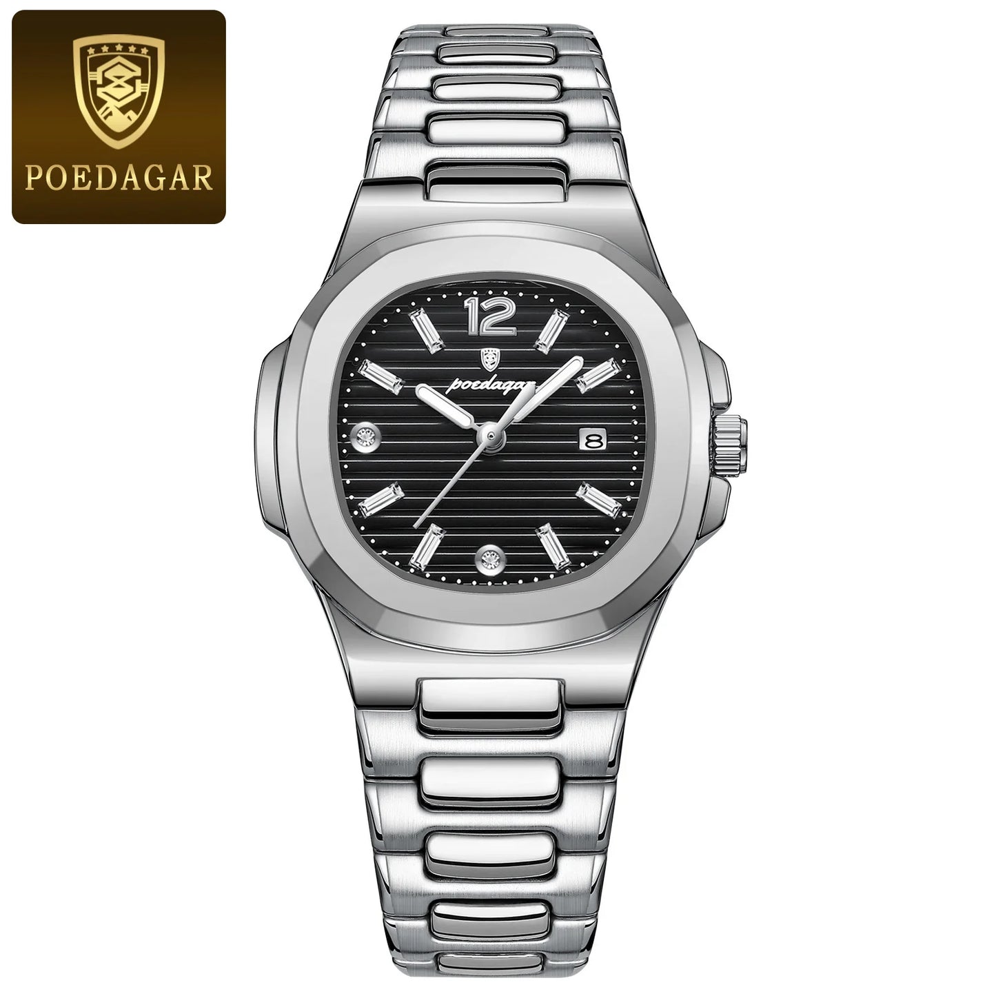 ChronoState Velvet Square Luxury Quartz Watch for Women