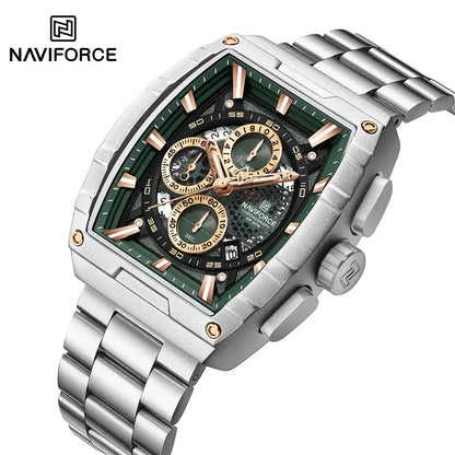NAVIFORCE – Montre-bracelet à quartz de luxe pour hommes, marque supérieure, étanche, chronographe, 2025, date automatique