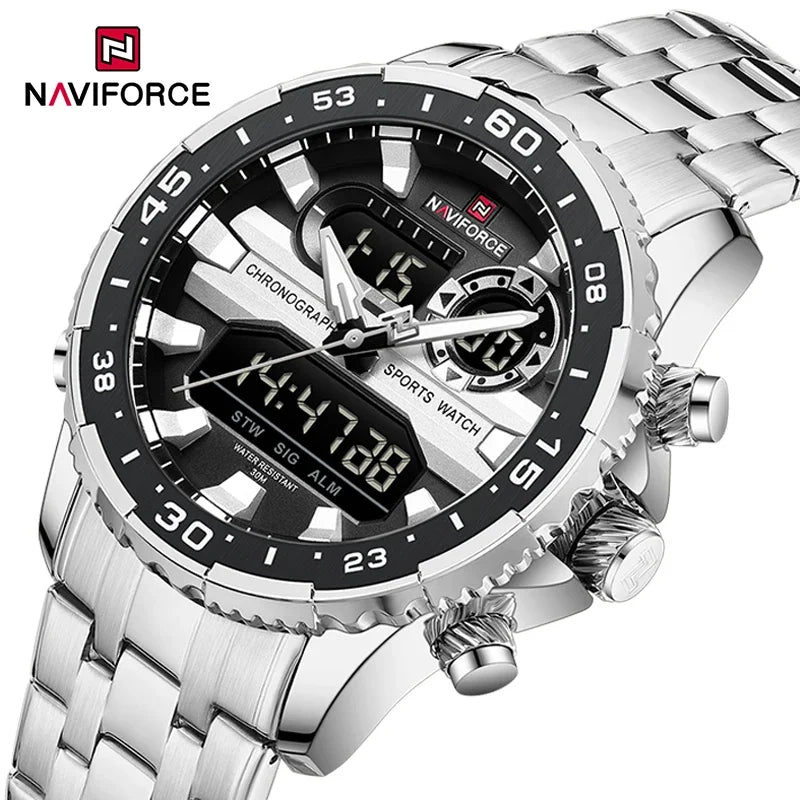 NAVIFORCE NF9234 Analog Digital Dual Time Watch