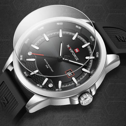 NAVIFORCE NF9248T Business Casual Silicone Strap Watch