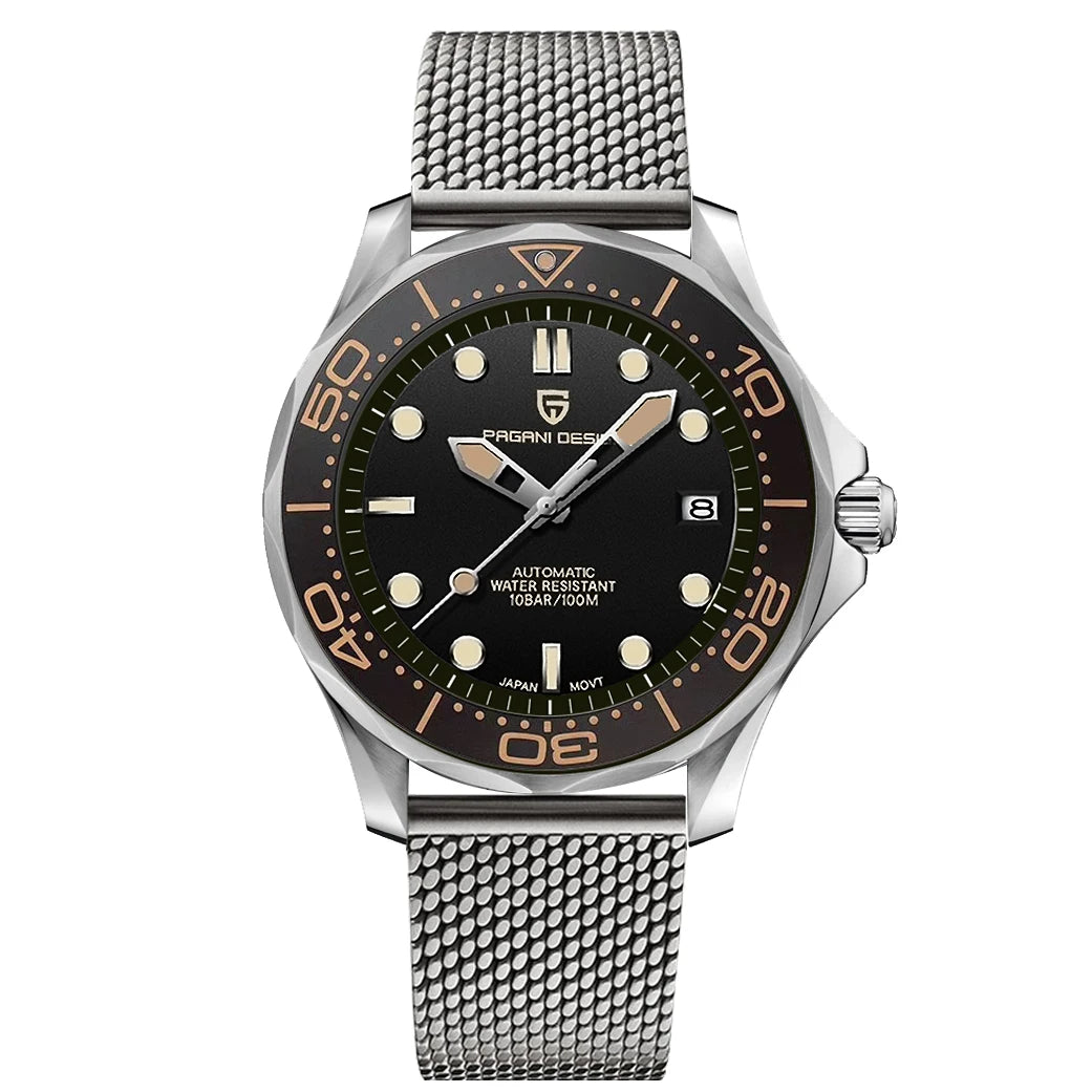 Montres PAGANI DESIGN pour hommes 2026 Nouvelle montre automatique de luxe rétro 007 pour hommes Montre-bracelet mécanique Homme en acier inoxydable Étanche