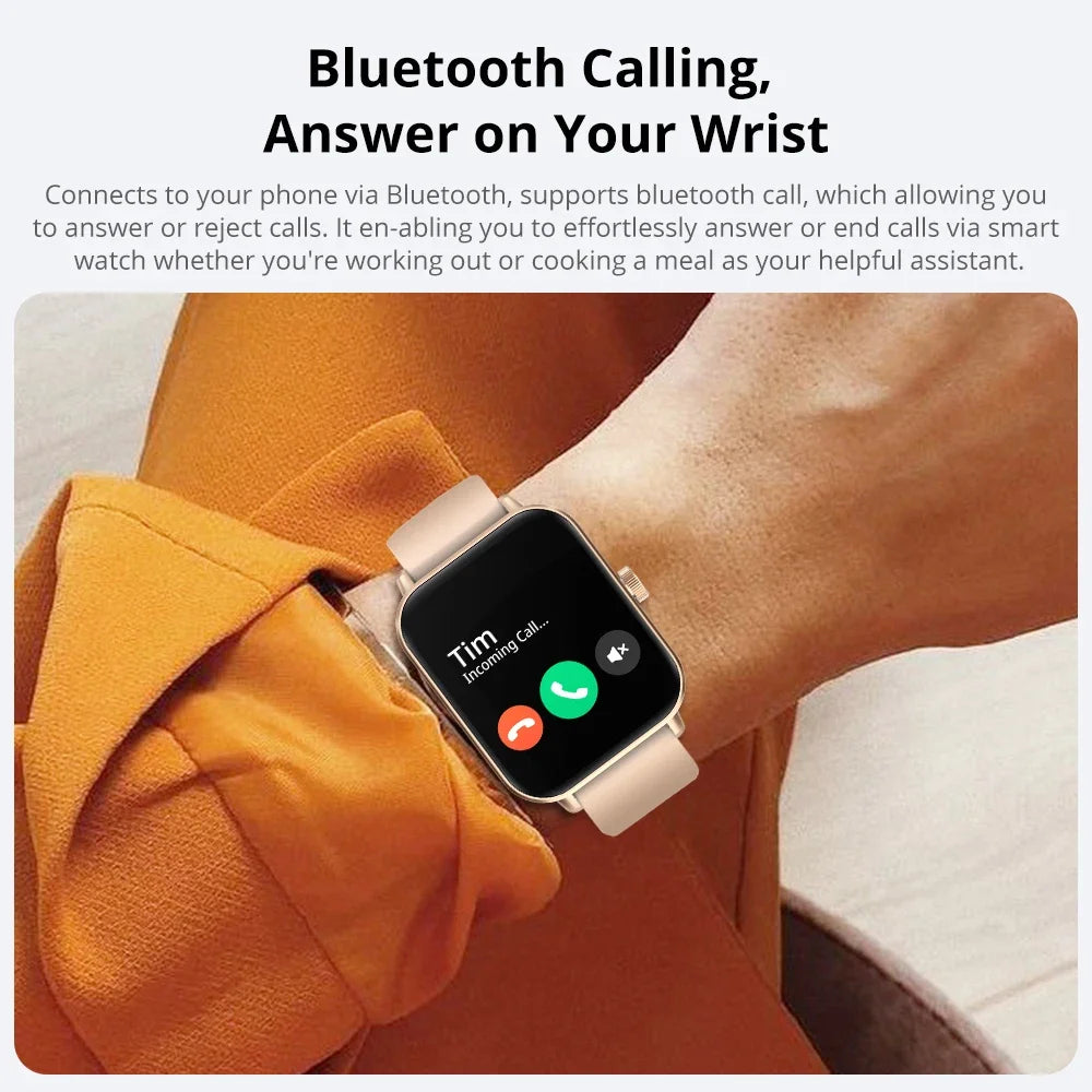 Montre intelligente COLMI P81 avec appels vocaux, écran Ultra de 1,9 pouces, moniteur de santé 24H, plus de 100 modes sportifs, montre connectée Bluetooth pour hommes et femmes