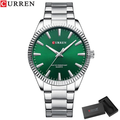 Montre Homme CURREN Mode Simple Acier Inoxydable Quartz Montre Homme Décontracté Business Montre Relogio Masculino