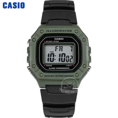 Casio watch for men top luxury set military LED relogio digital watch 50m Waterproof sport watchs W-218H-1A/2A/3A