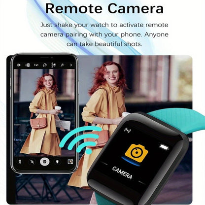 Sport Smartwatch Fitness Bracelet Music Control Woman Men Smart Watches For Android Bluetooth Digital Watch Alarm Clock Weather