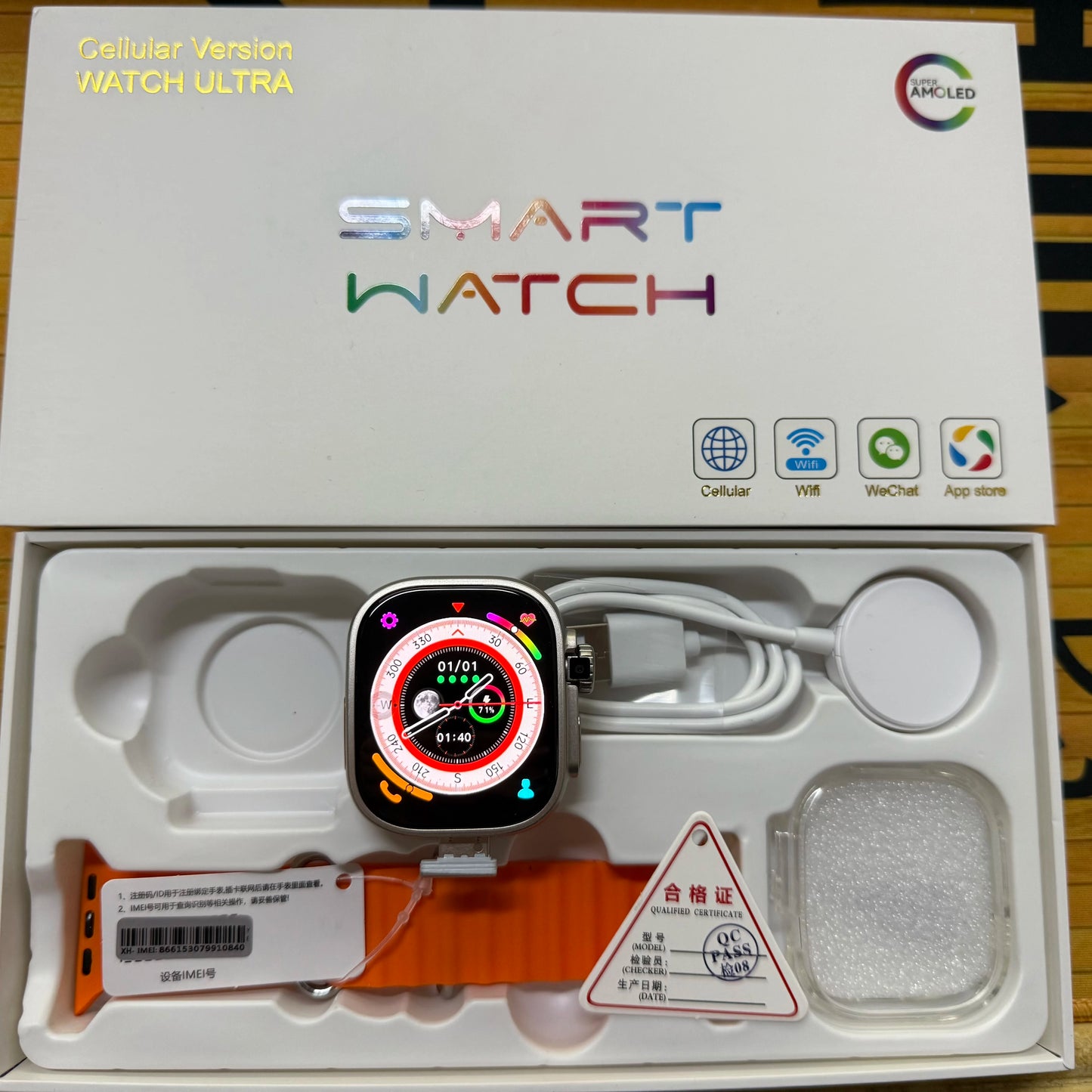 Montre intelligente S10 Ultra 3, écran incurvé AMOLED de 2,26 pouces, montre connectée pour hommes avec caméra rotative à 190°, GPS, Wi-Fi, boussole, Google Play Store