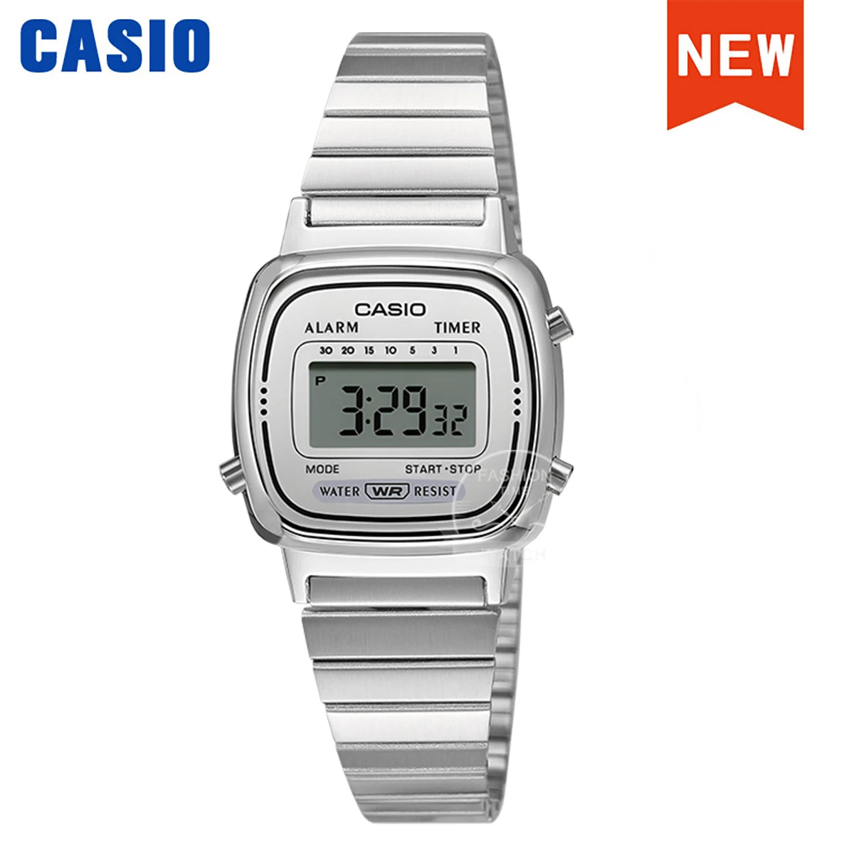 Montre Casio argent montres femmes ensemble marque luxe Étanche numérique Sport montre femme relogio LA670WA-7D/1D