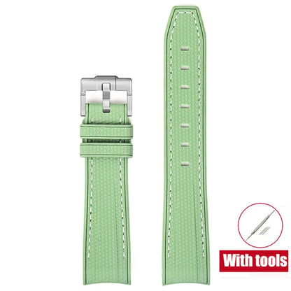 Bracelet de montre en caoutchouc pour Swatch X Omega Joint MoonSwatch étanche Sport 20mm Bracelet de montre en silicone incurvé pour hommes et femmes