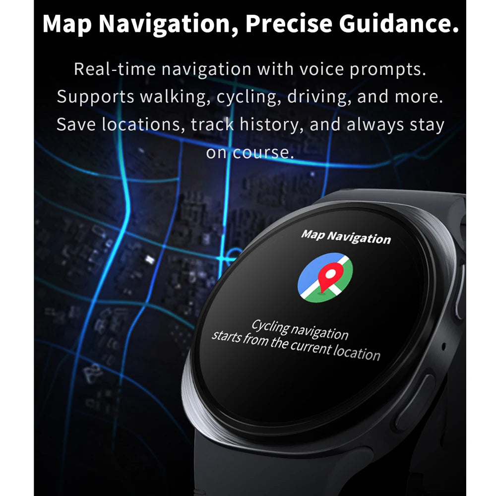 2026 New Watches 8 Mini GPS Track Smart Watch For Men Women Health Sports AMOLED Heart Rate Bluetooth Call Waterproof Smartwatch