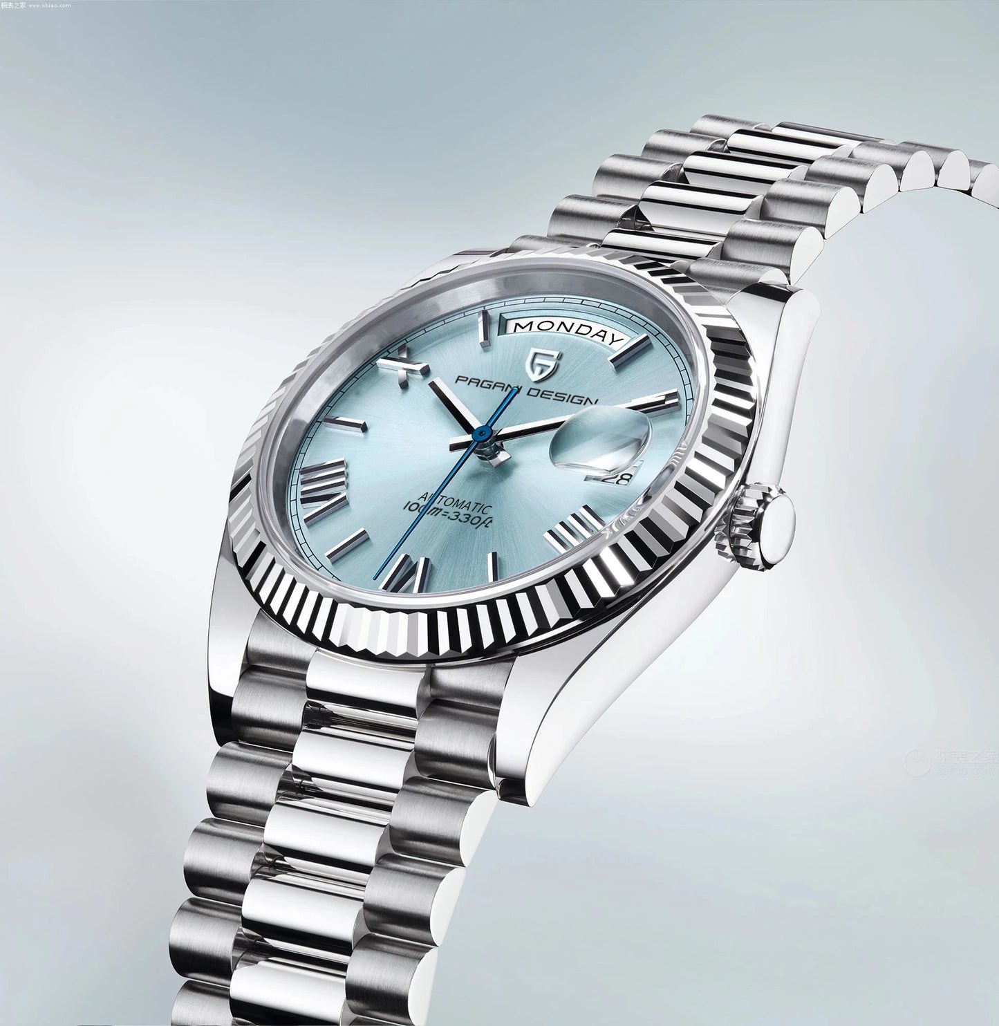 Montre-bracelet automatique de luxe pour homme PAGANI DESIGN 2026, marque de luxe, mouvement mécanique, verre saphir AR, calendrier