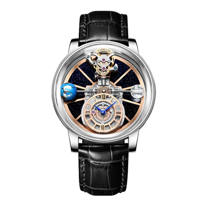 ChronoState Celestial X Luxury Astronomical Quartz Watch for Men