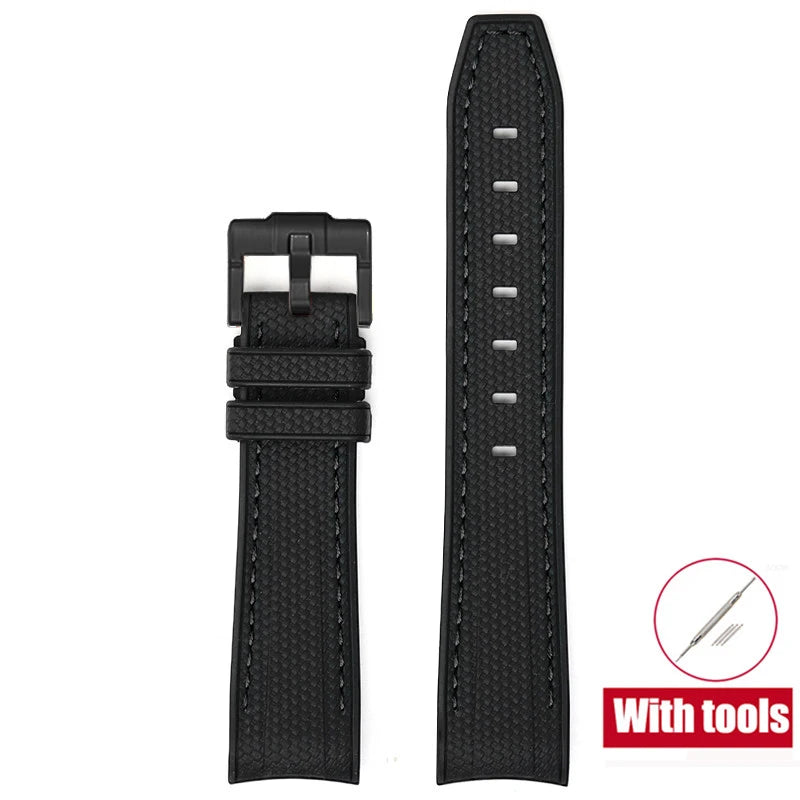 Bracelet de montre en caoutchouc pour Swatch X Omega Joint MoonSwatch étanche Sport 20mm Bracelet de montre en silicone incurvé pour hommes et femmes
