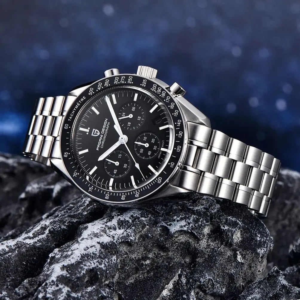 PAGANI DESIGN 2026 Nouvelles Montres Homme Montre de Luxe à Quartz Pour Homme Chronographe Rapide à Date Automatique Bracelet Saphir AR