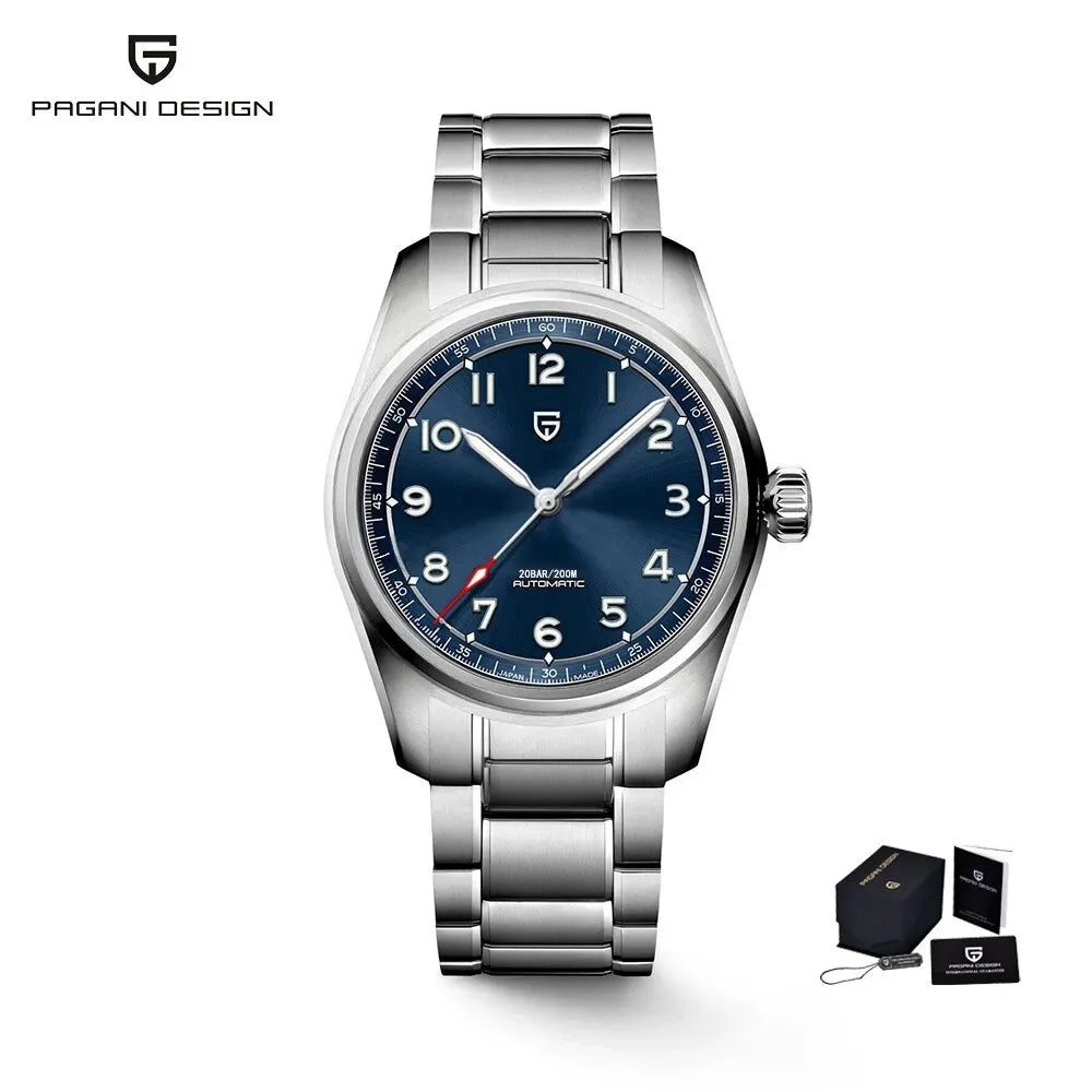 PAGANI Design 2026 Nouvelle Montre Mécanique Automatique Homme NH35A Verre Saphir Acier Inoxydable Étanche 200m Reloj Hombre