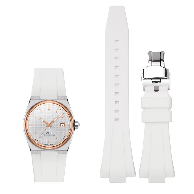 Tissot PRX 35MM/40MM Silicone Replacement Strap + Tools