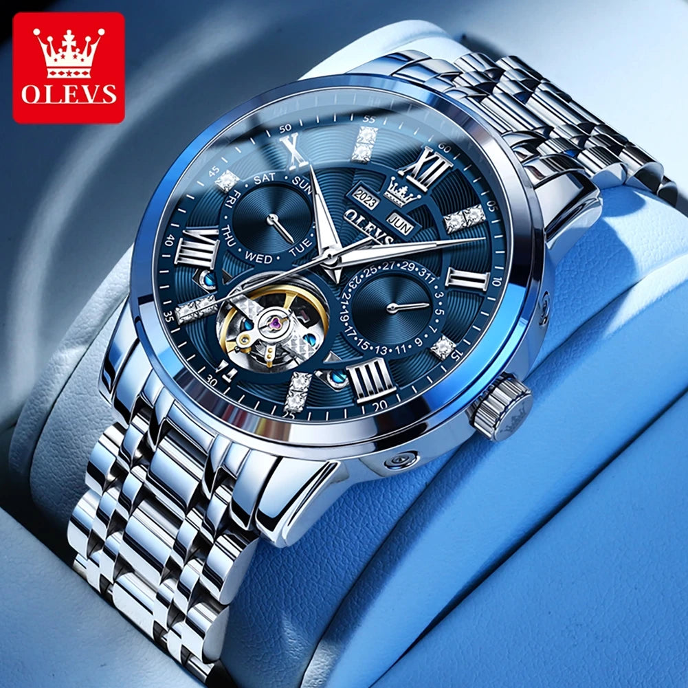 ChronoState 6701 – Automatic Flywheel Business Watch | Full Calendar Luminous 100M Waterproof