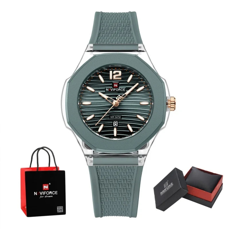Montre NAVIFORCE NF6109 Quartz Étanche Silicone Luxe
