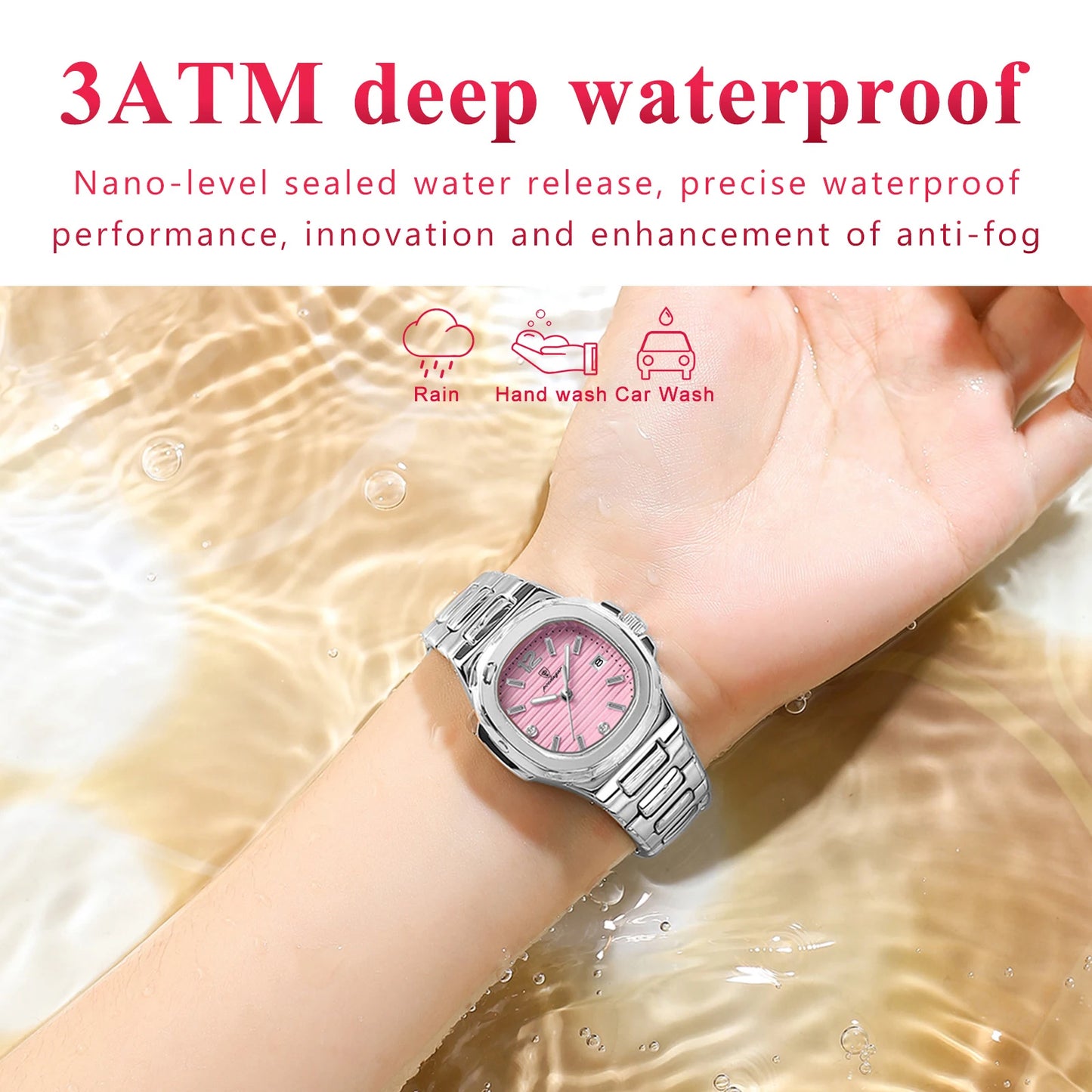 Montre-bracelet carrée pour femme POEDAGAR, lumineuse, étanche, avec affichage de la date, montre de luxe à quartz de haute qualité pour femmes, Reloj