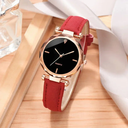 2PCS Set Luxury Watch Women Bracelet  Rhinestone Fashion Wristwatch Female Casual Ladies Watches Bracelet Set Clock