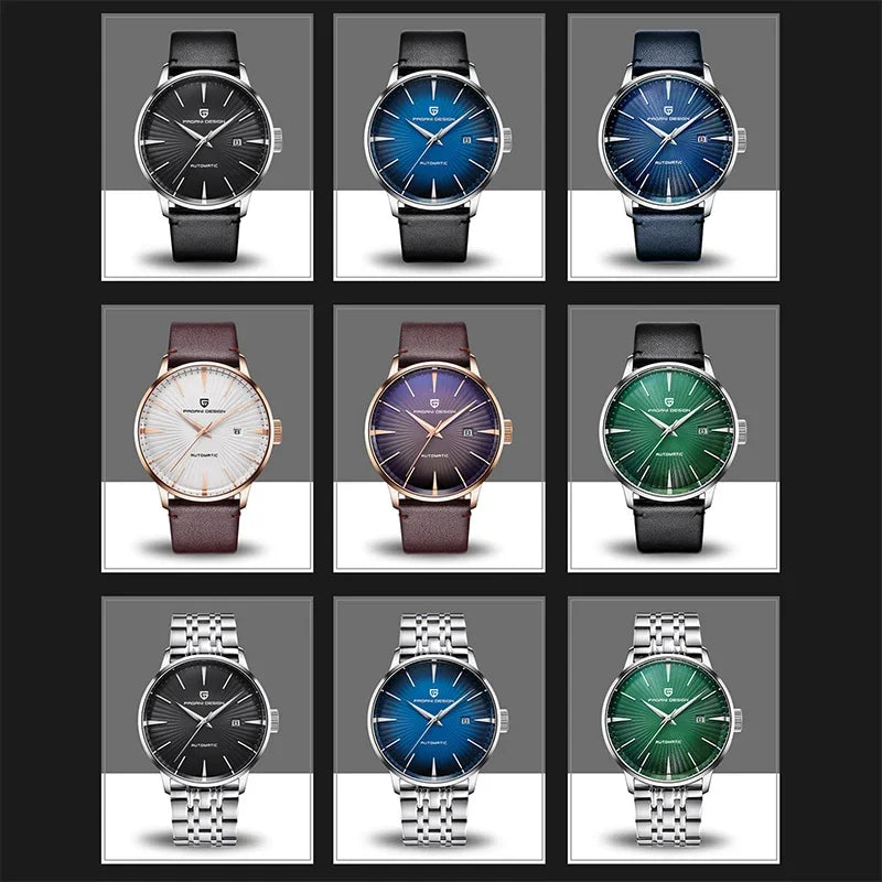 Montres mécaniques PAGANI DESIGN pour hommes 2026, marque de luxe, montre automatique pour hommes, en acier inoxydable, sport, étanche