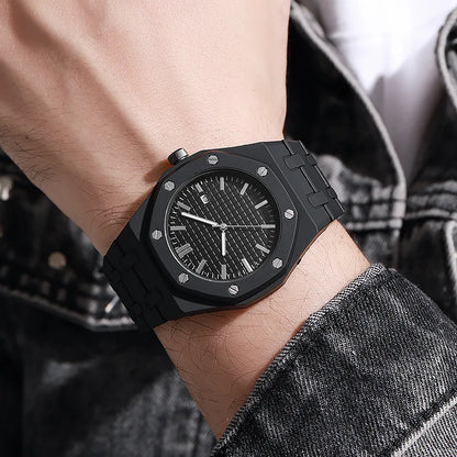 Top Brand Men Calendar Watch Luxury Business Quartz Watch Sports Plastic Watch Students Women Watches Reloj Hombre Dropshipping