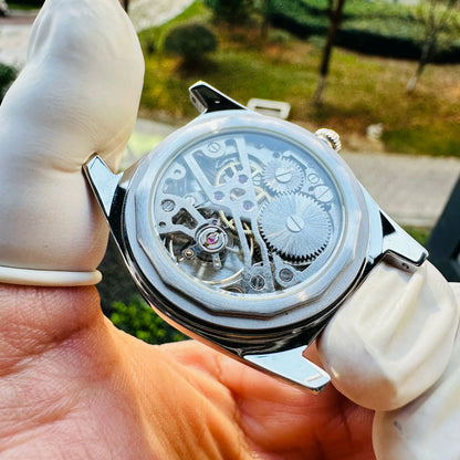 ChronoState PHANTOM 7120 – Montre mécanique à remontage manuel 36MM | Montre Homme Étanche Bauhaus