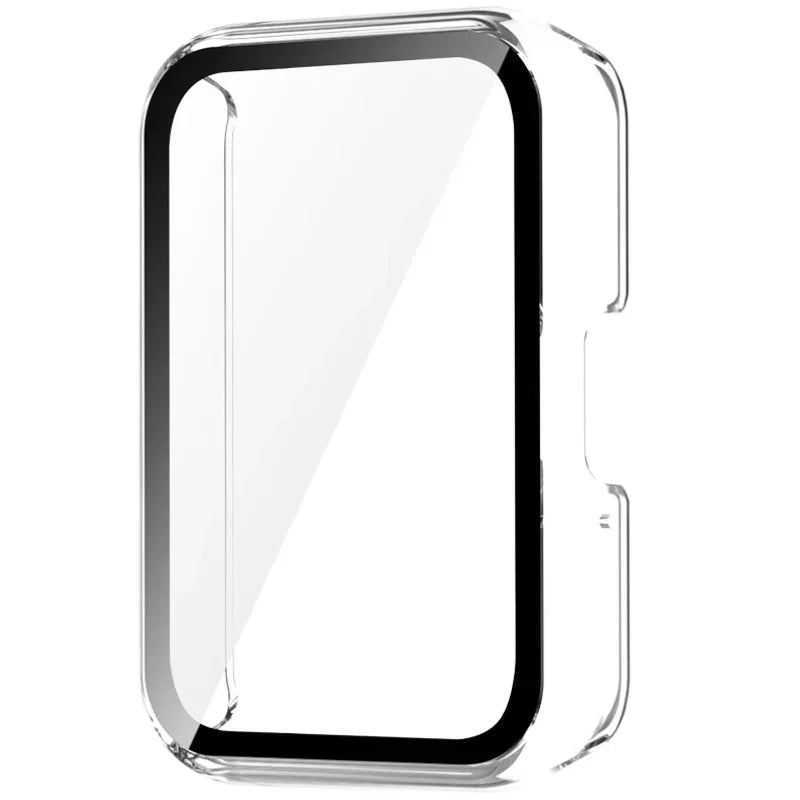 Watch Case for Samsung Galaxy Fit 3 Tempered Glass Screen Smartwatch Protector Hard PC Bumper+Glass for Galaxy Fit3 Accessories