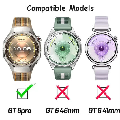 Official 1:1 No Gap Titanium Strap for Huawei Watch GT 6 Pro Luxury Metal Bracelet correa Huawei Watch GT6 Pro Specialized Strap