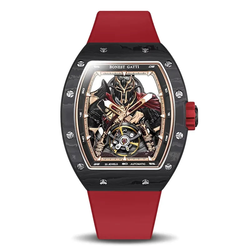 ChronoState BONEST GATTI BG9009 – Automatic Carbon Fiber Watch | Sapphire Mechanical Luxury Timepiece